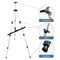 Art Easel Stand for Painting and Sign - RRFTOK Aluminum 66 Inch Metal Tripod Adjustable Portable Easels for Display - Canvas Stand for Table Top Floor Drawing for Artists Adult Holder or Teen & Organizer Storage Tote Bag